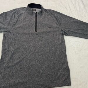 Men’s Large Greg Norman Tasso Elba Heather Gray Pullover